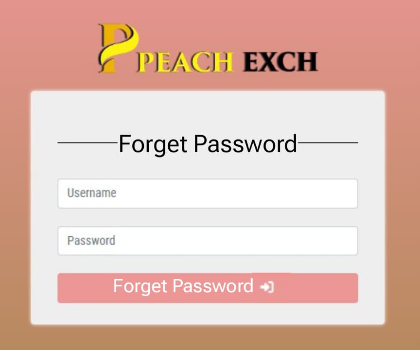 Peach Exchange Admin login